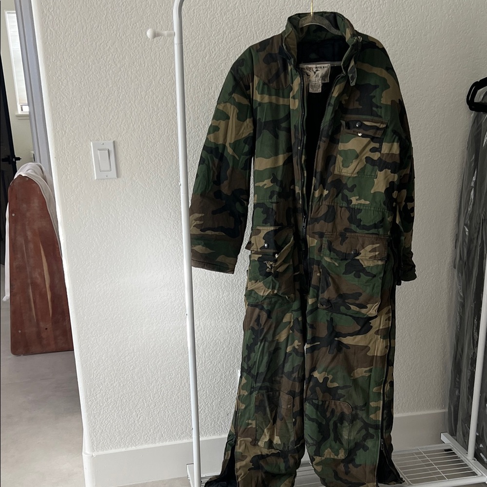Duck Bag Camo Onesie Jumpsuit Coveralls - Picture 8 of 9
